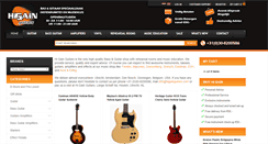 Desktop Screenshot of higainguitars.com